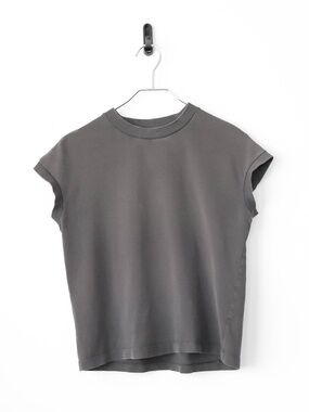 Rare Vintage Y2K Muji Japan Sun Faded Sleeveless Distressed Shirt